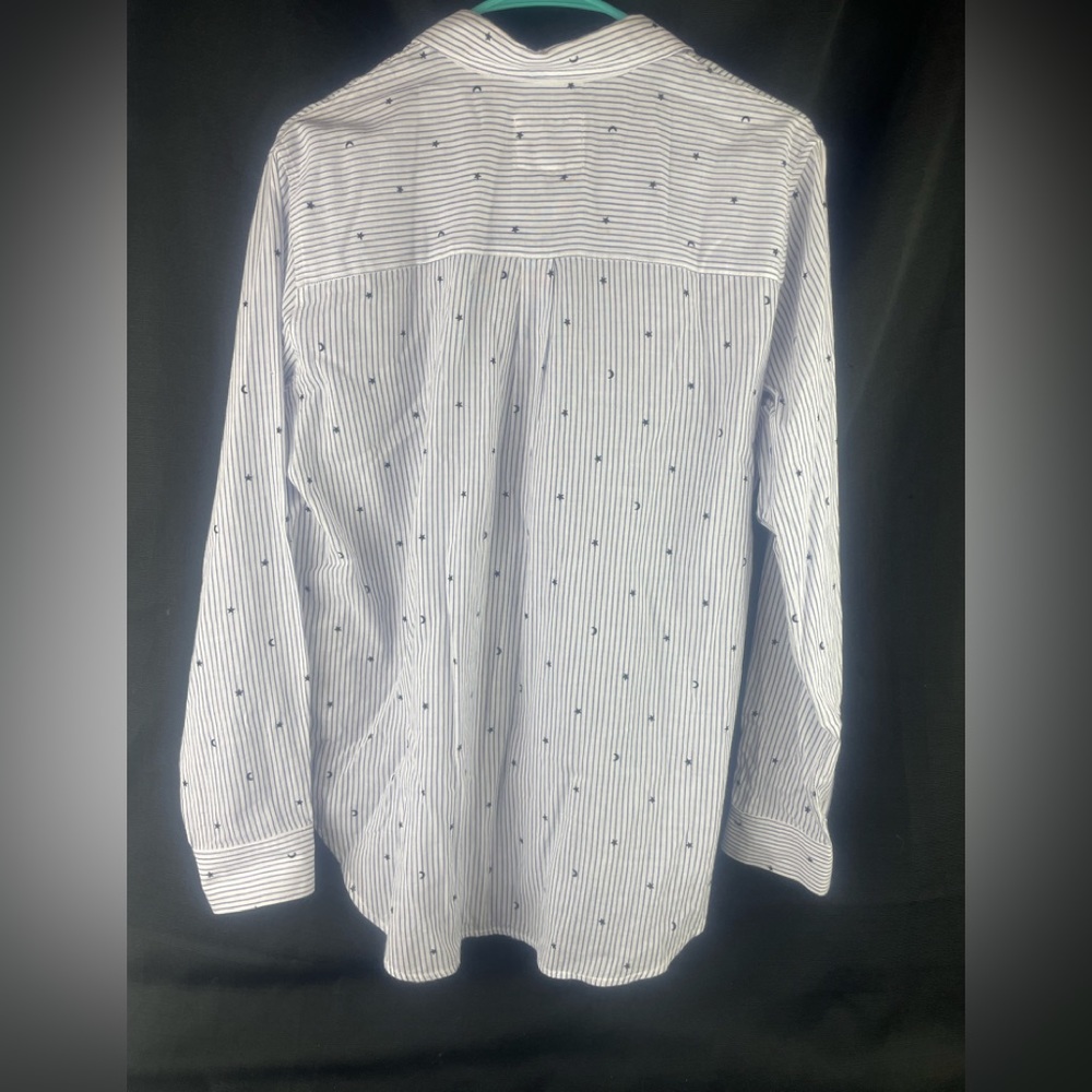 Rails Taylor Button Down In Flocked Moons & Stars… - image 5